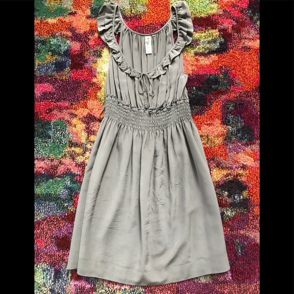 Anthropologie gray dress
